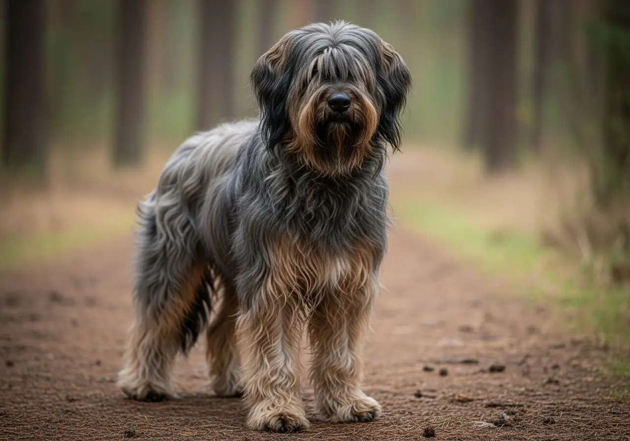 Foto eines Briard – KI-generiert (Imagen 4) für rundum.dog