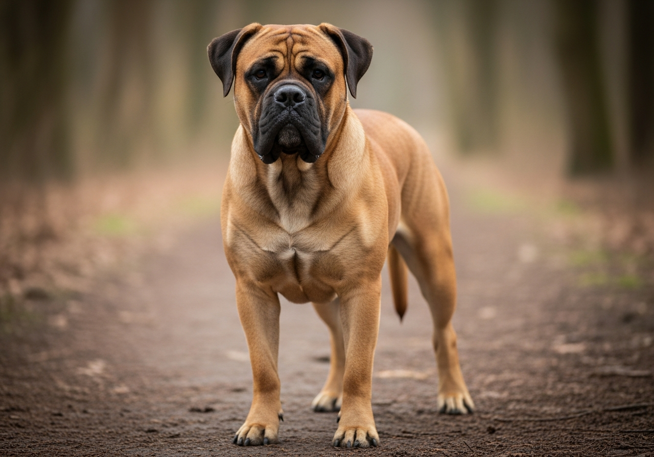 Foto eines Bullmastiff – KI-generiert (Imagen 4) für rundum.dog