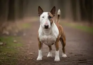 Foto eines Bullterrier – KI-generiert (Imagen 4) für rundum.dog
