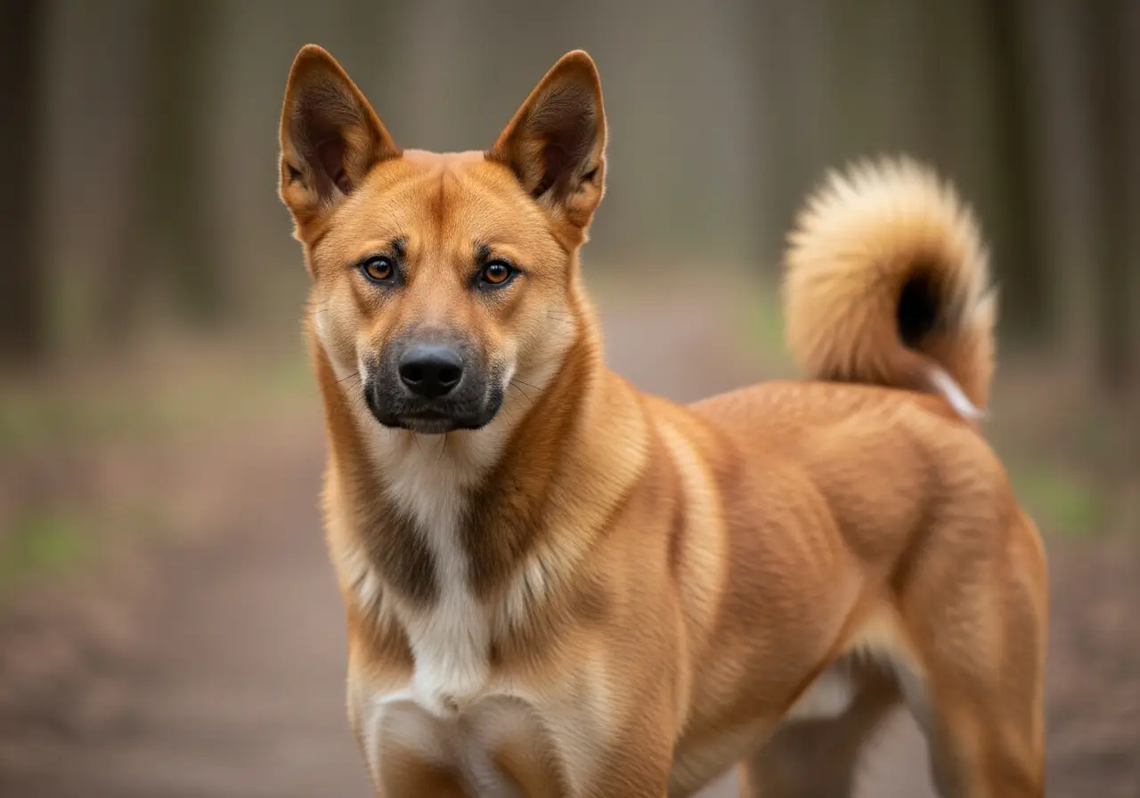 Foto eines Carolina Dog – KI-generiert (Imagen 4) für rundum.dog