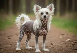Foto eines Chinesischer Schopfhund – KI-generiert (Imagen 4) für rundum.dog
