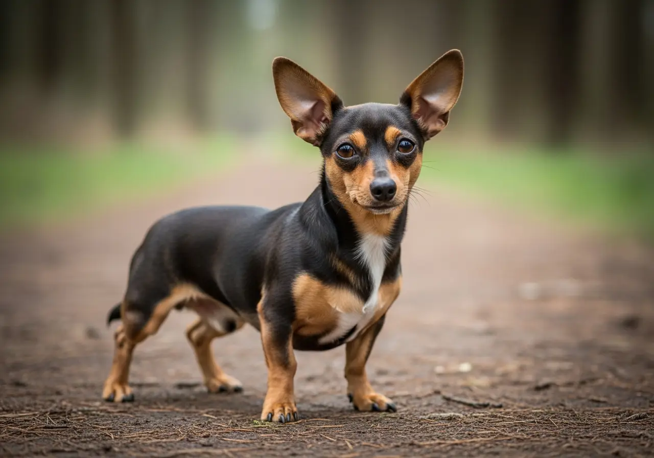 Foto eines Chiweenie – KI-generiert (Imagen 4) für rundum.dog