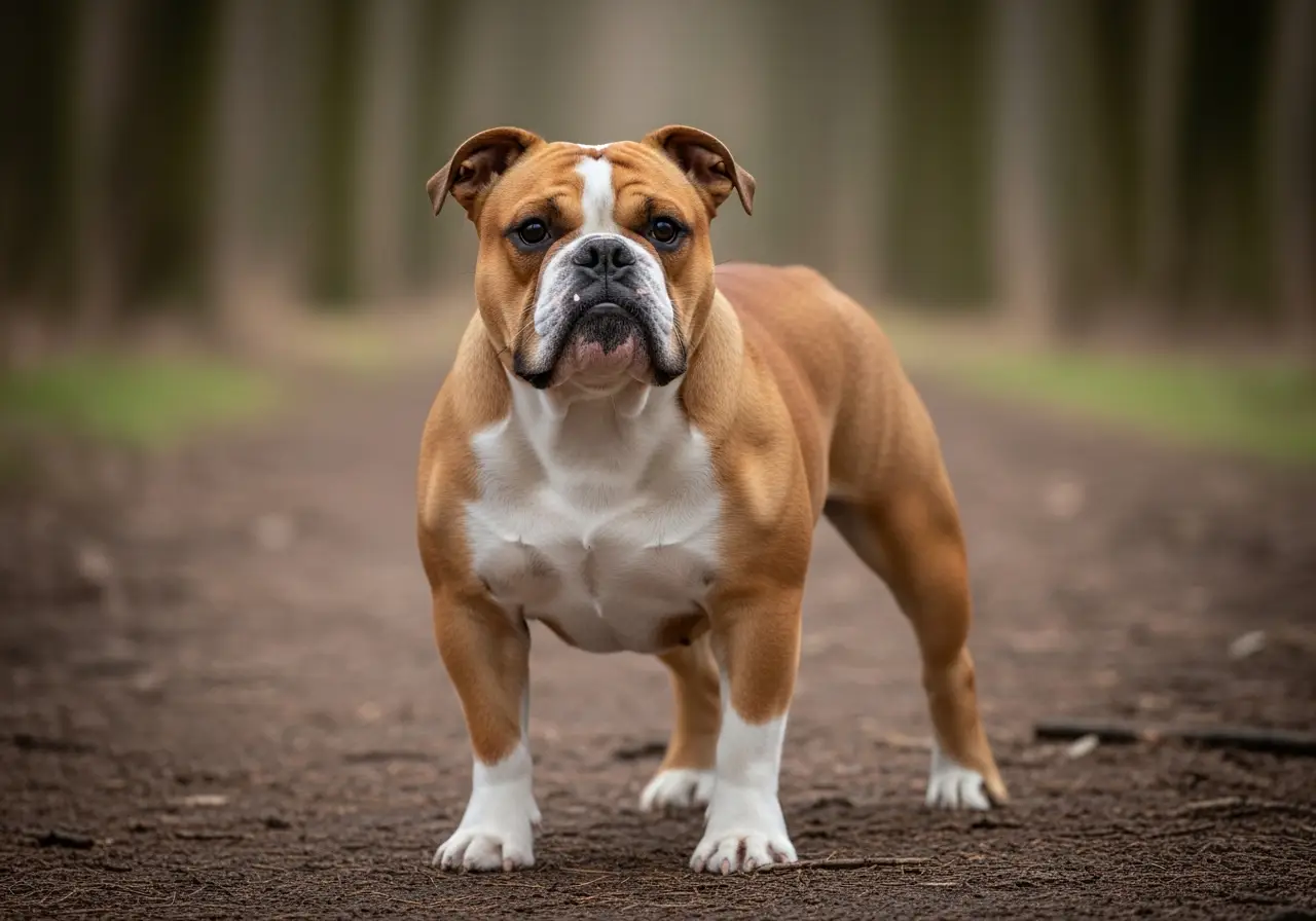 Foto eines Continental Bulldog – KI-generiert (Imagen 4) für rundum.dog