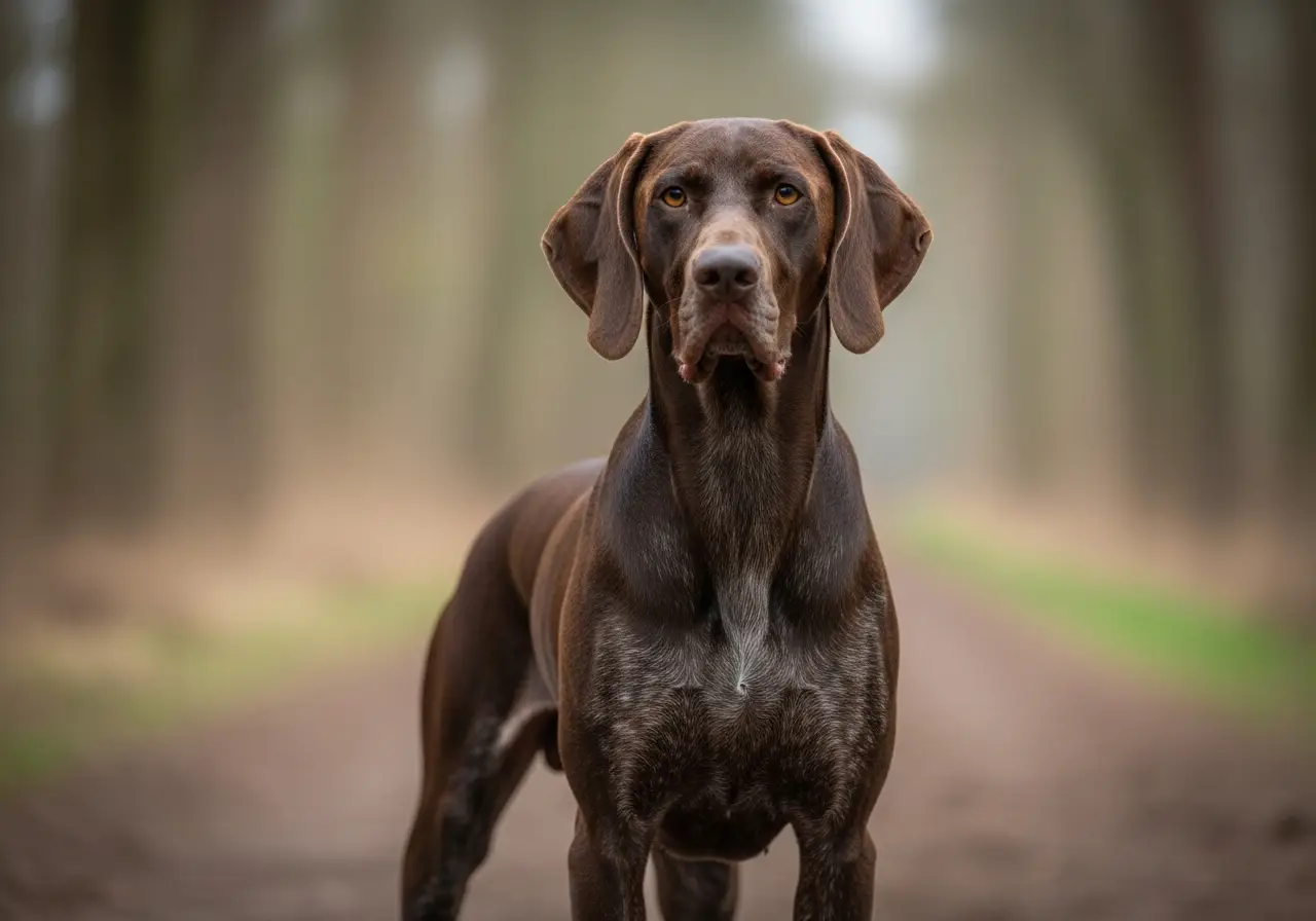 Foto eines Deutsch Kurzhaar – KI-generiert (Imagen 4) für rundum.dog
