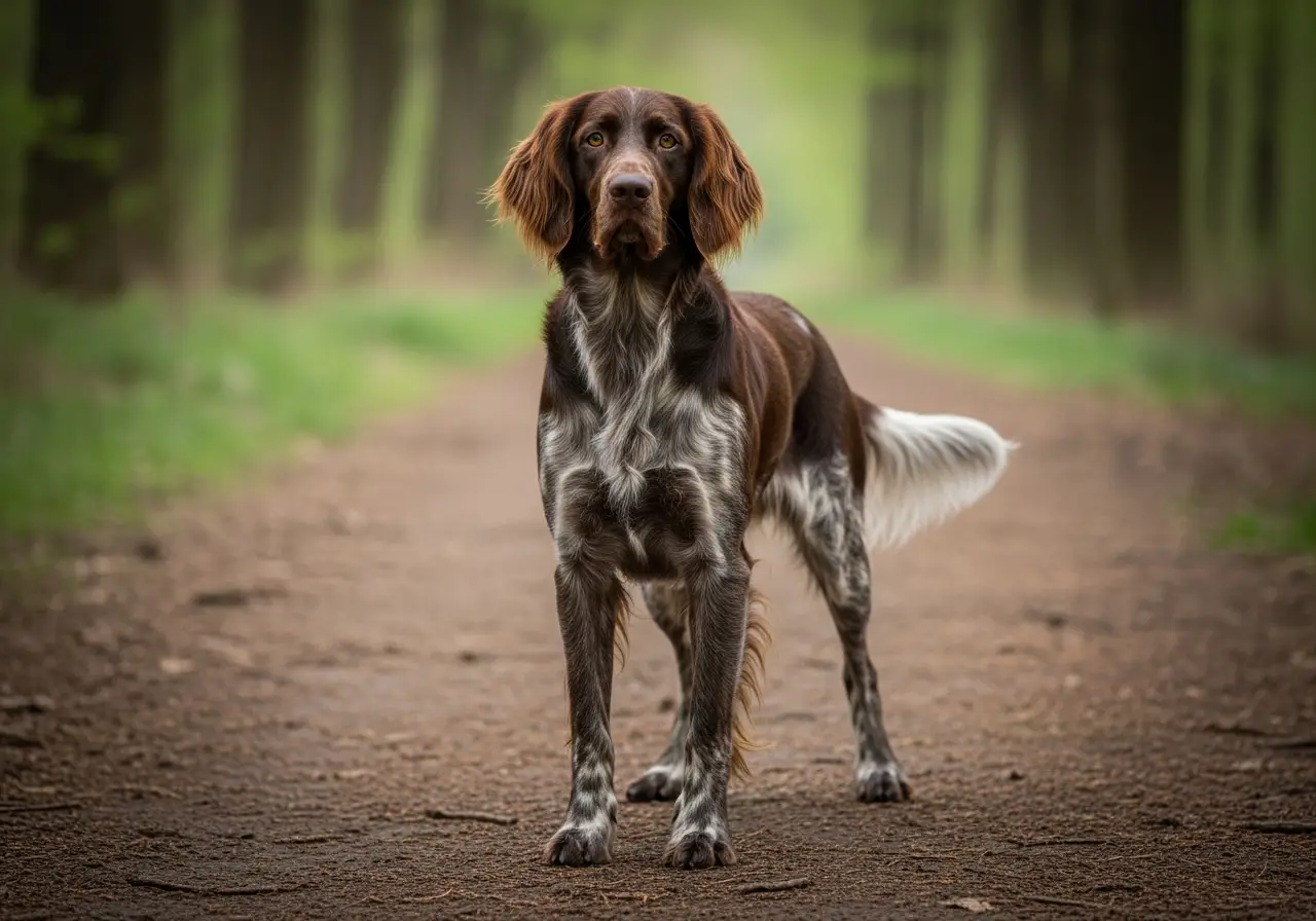 Foto eines Deutsch Langhaar – KI-generiert (Imagen 4) für rundum.dog