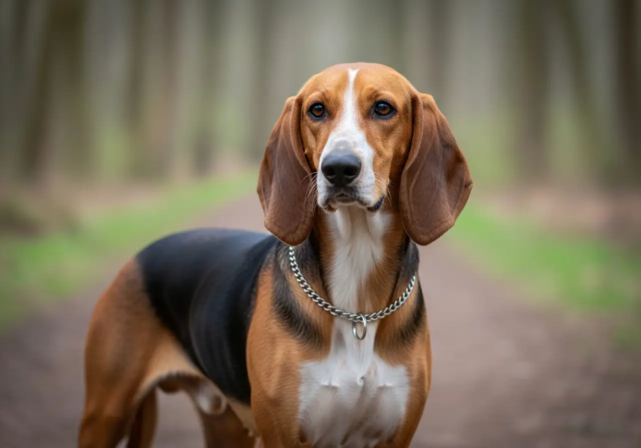 Foto eines Deutsche Bracke – KI-generiert (Imagen 4) für rundum.dog