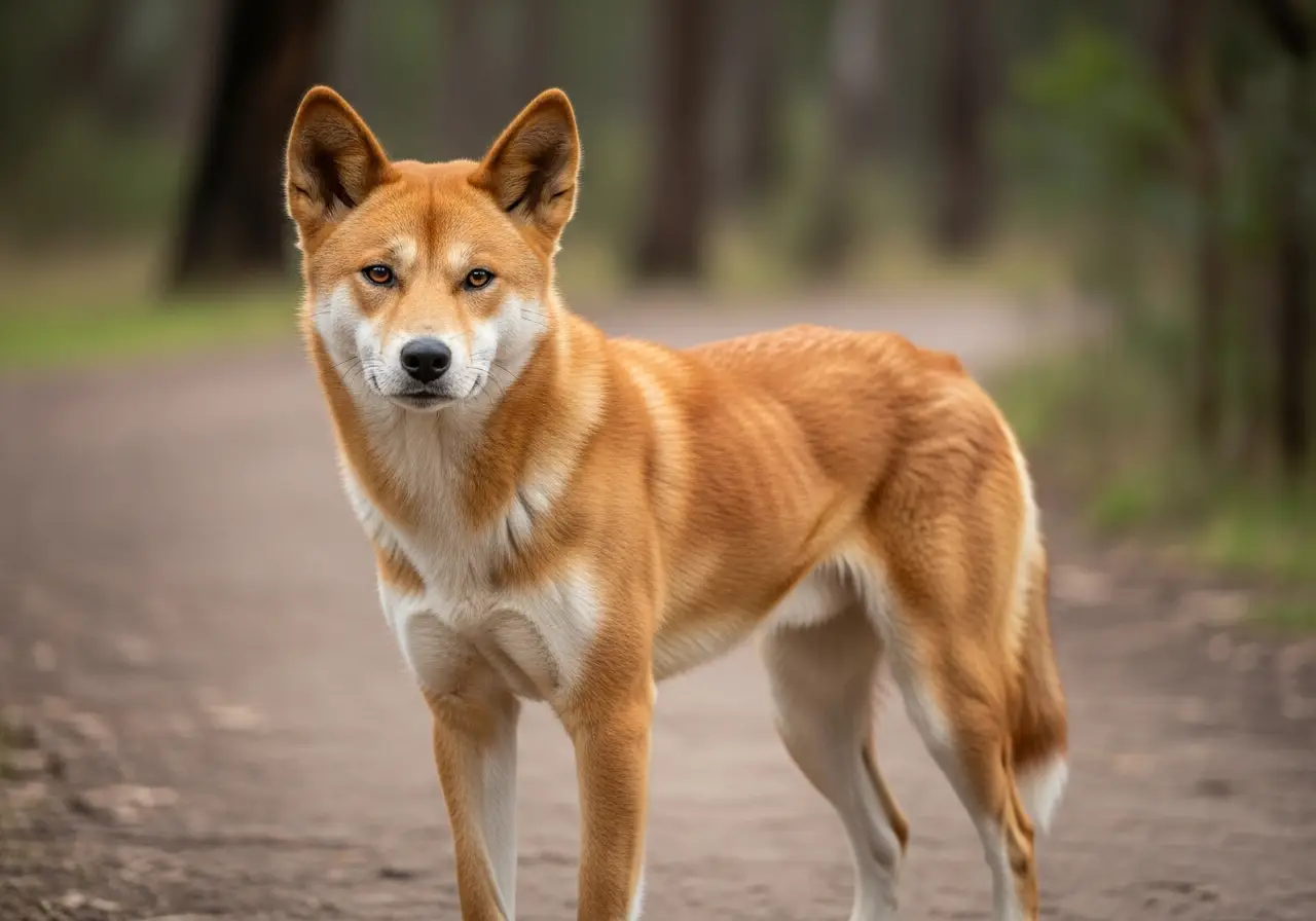 Foto eines Dingo – KI-generiert (Imagen 4) für rundum.dog