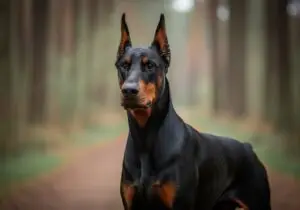 Foto eines Dobermann – KI-generiert (Imagen 4) für rundum.dog