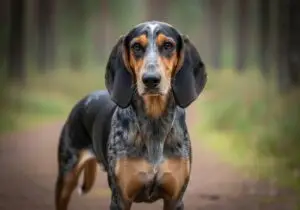 Foto eines Dunker (Norwegischer Laufhund) – KI-generiert (Imagen 4) für rundum.dog