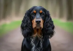 Foto eines Field Spaniel – KI-generiert (Imagen 4) für rundum.dog