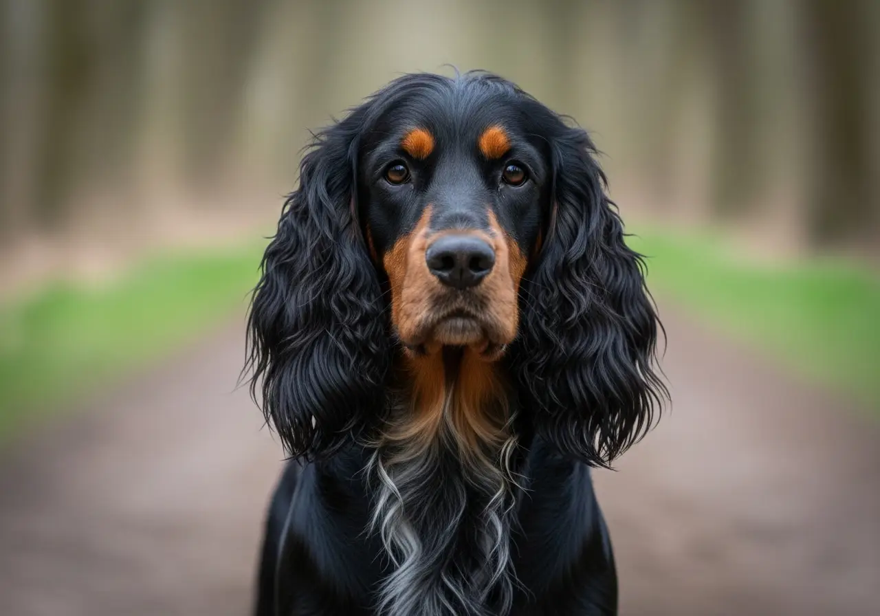 Foto eines Field Spaniel – KI-generiert (Imagen 4) für rundum.dog