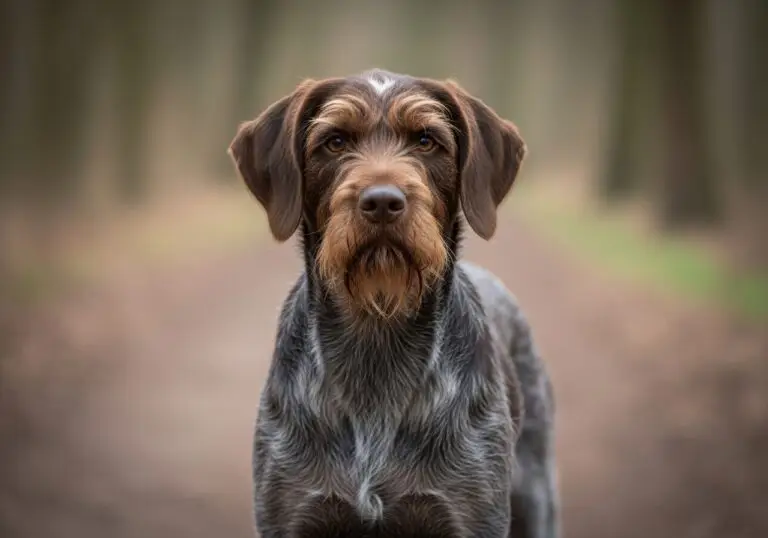Französischer rauhaariger Vorstehhund Korthals