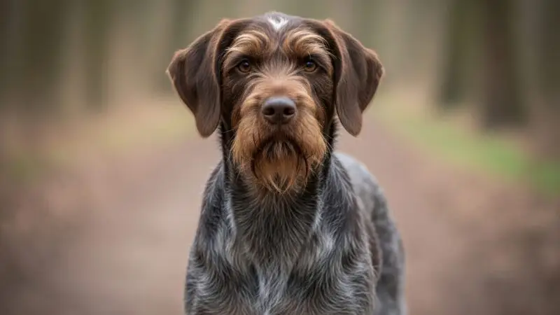 Französischer rauhaariger Vorstehhund Korthals