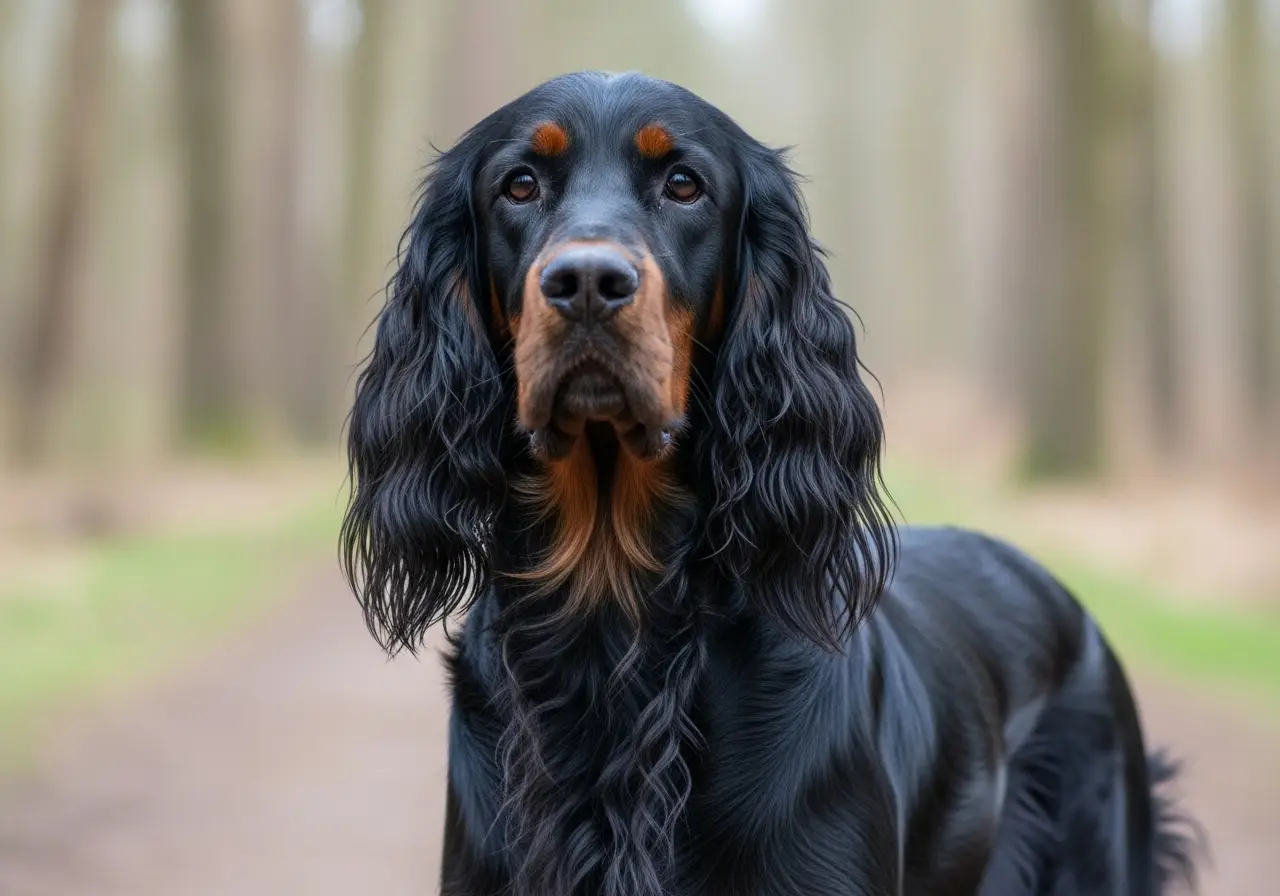 Foto eines Gordon Setter – KI-generiert (Imagen 4) für rundum.dog