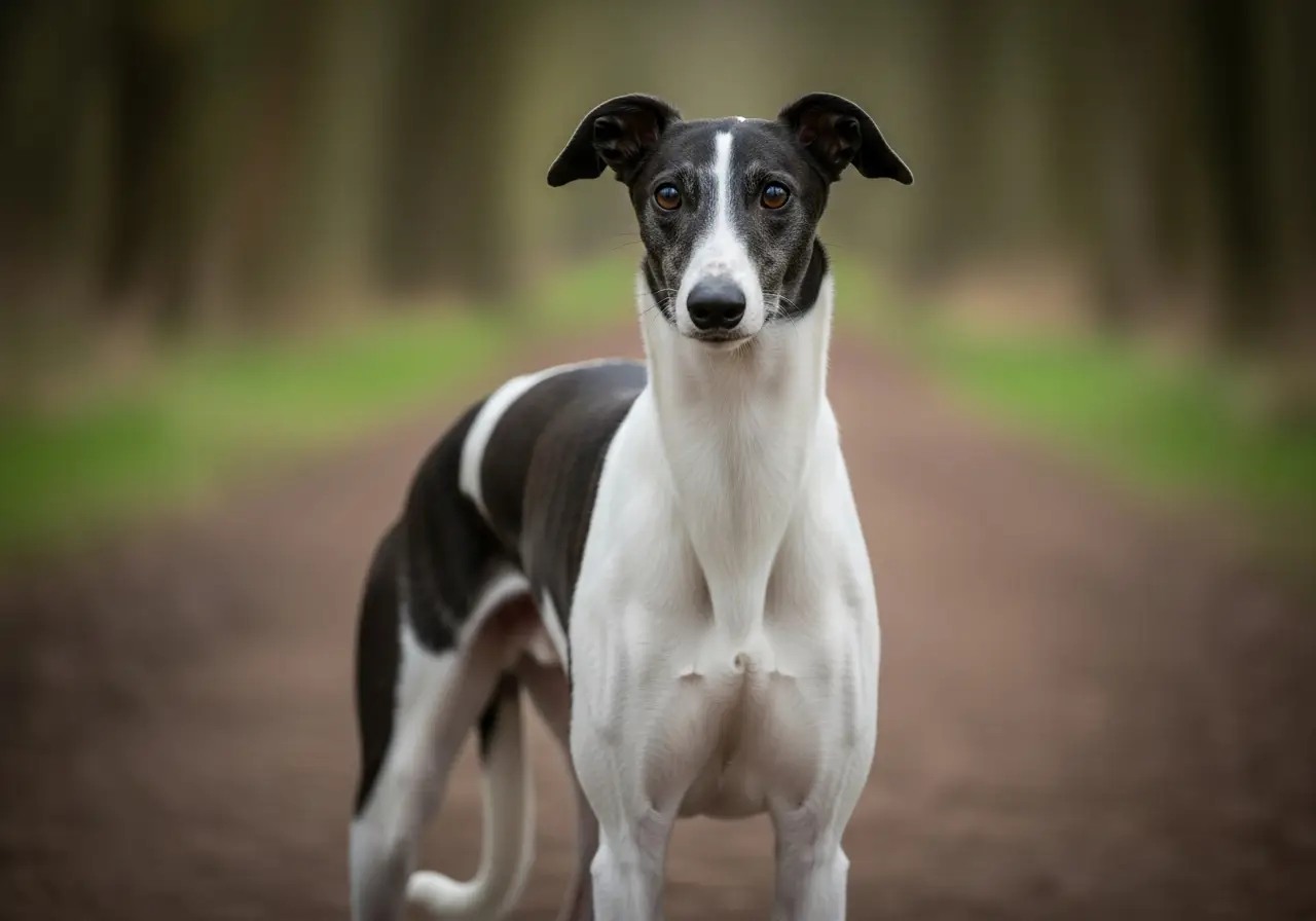 Foto eines Greyhound – KI-generiert (Imagen 4) für rundum.dog