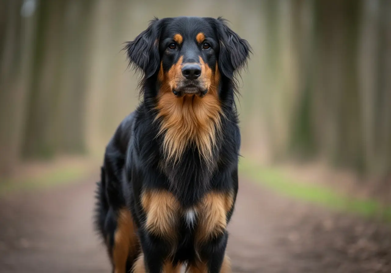 Foto eines Hovawart – KI-generiert (Imagen 4) für rundum.dog