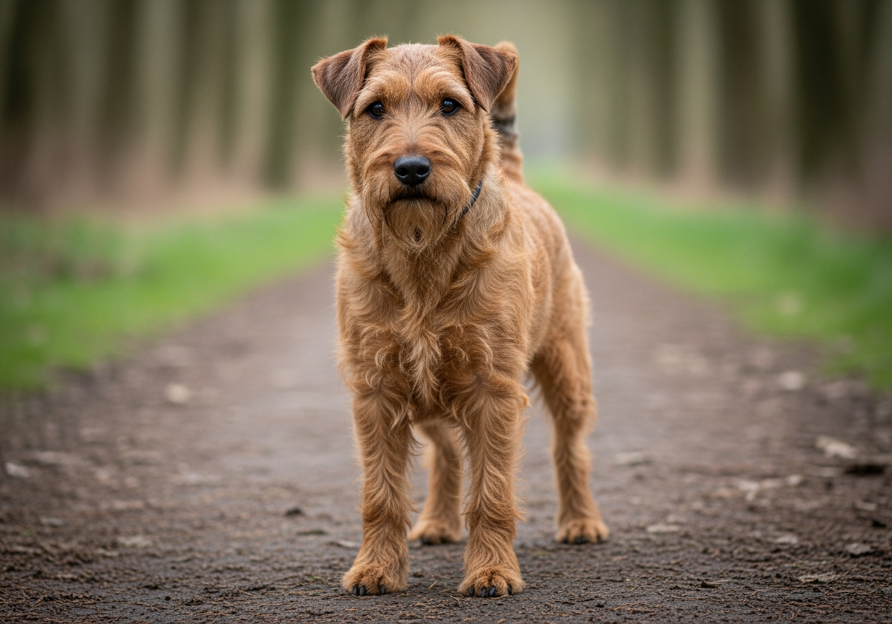 Foto eines Irischer Glen of Imaal Terrier – KI-generiert (Imagen 4) für rundum.dog