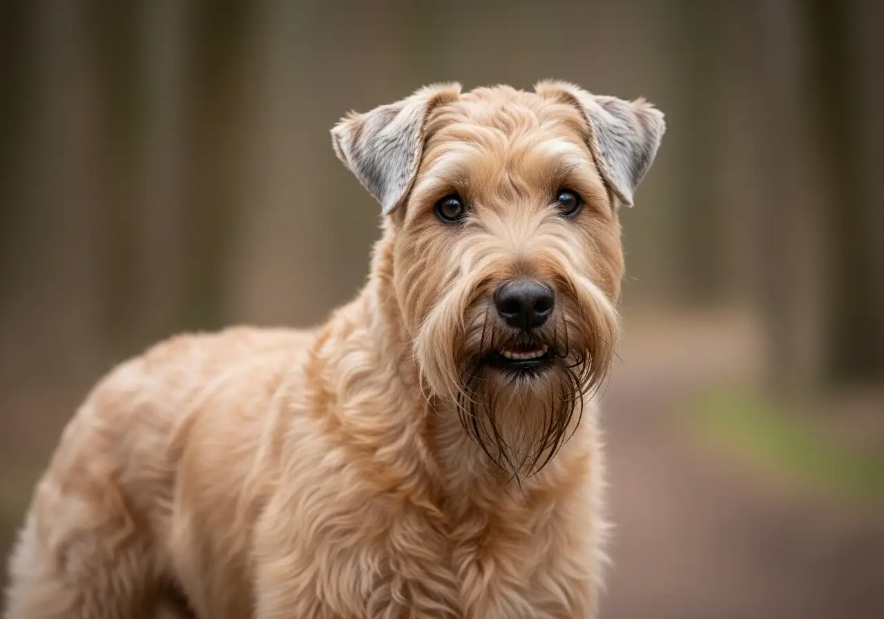 Foto eines Irischer Soft Coated Wheaten Terrier – KI-generiert (Imagen 4) für rundum.dog