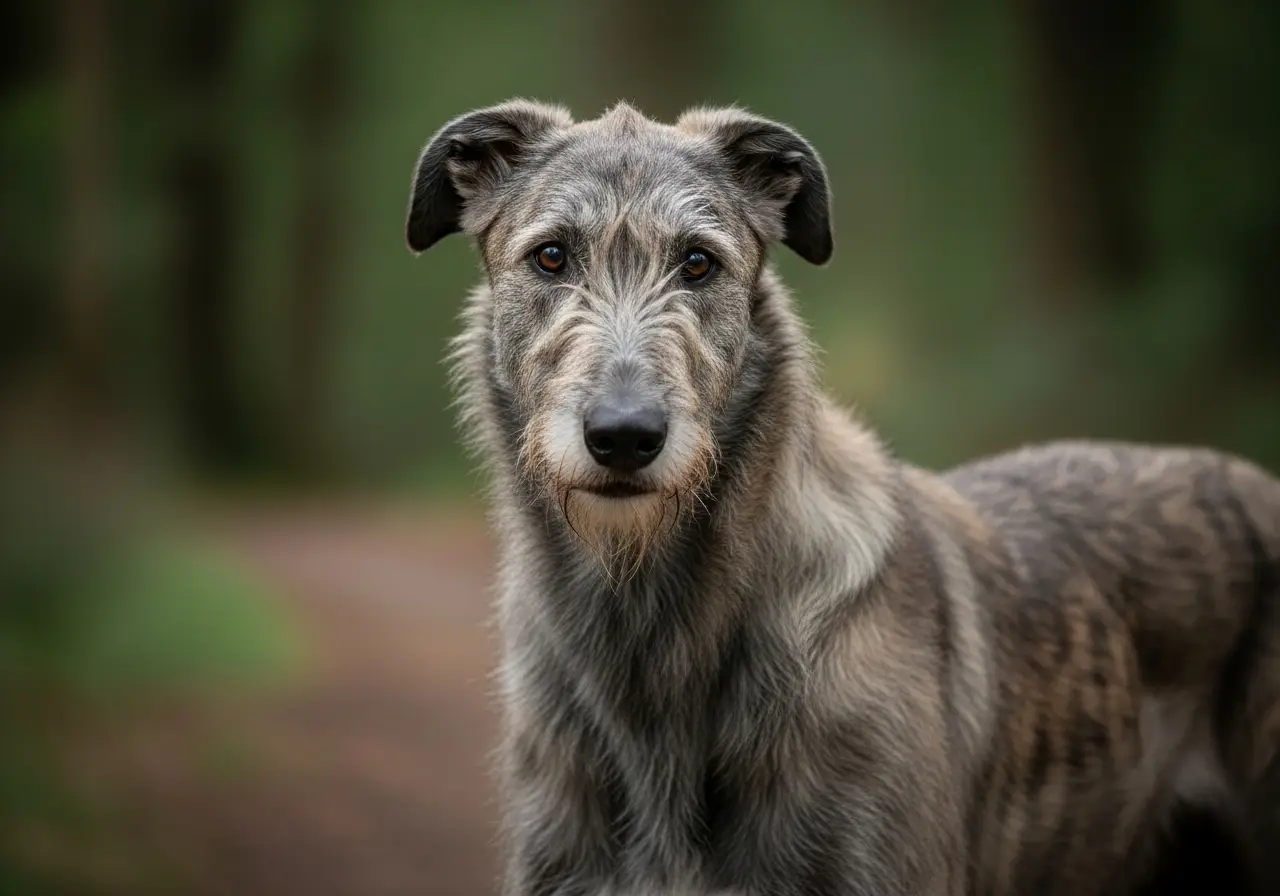 Foto eines Irischer Wolfshund – KI-generiert (Imagen 4) für rundum.dog