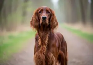 Foto eines Irish Setter – KI-generiert (Imagen 4) für rundum.dog