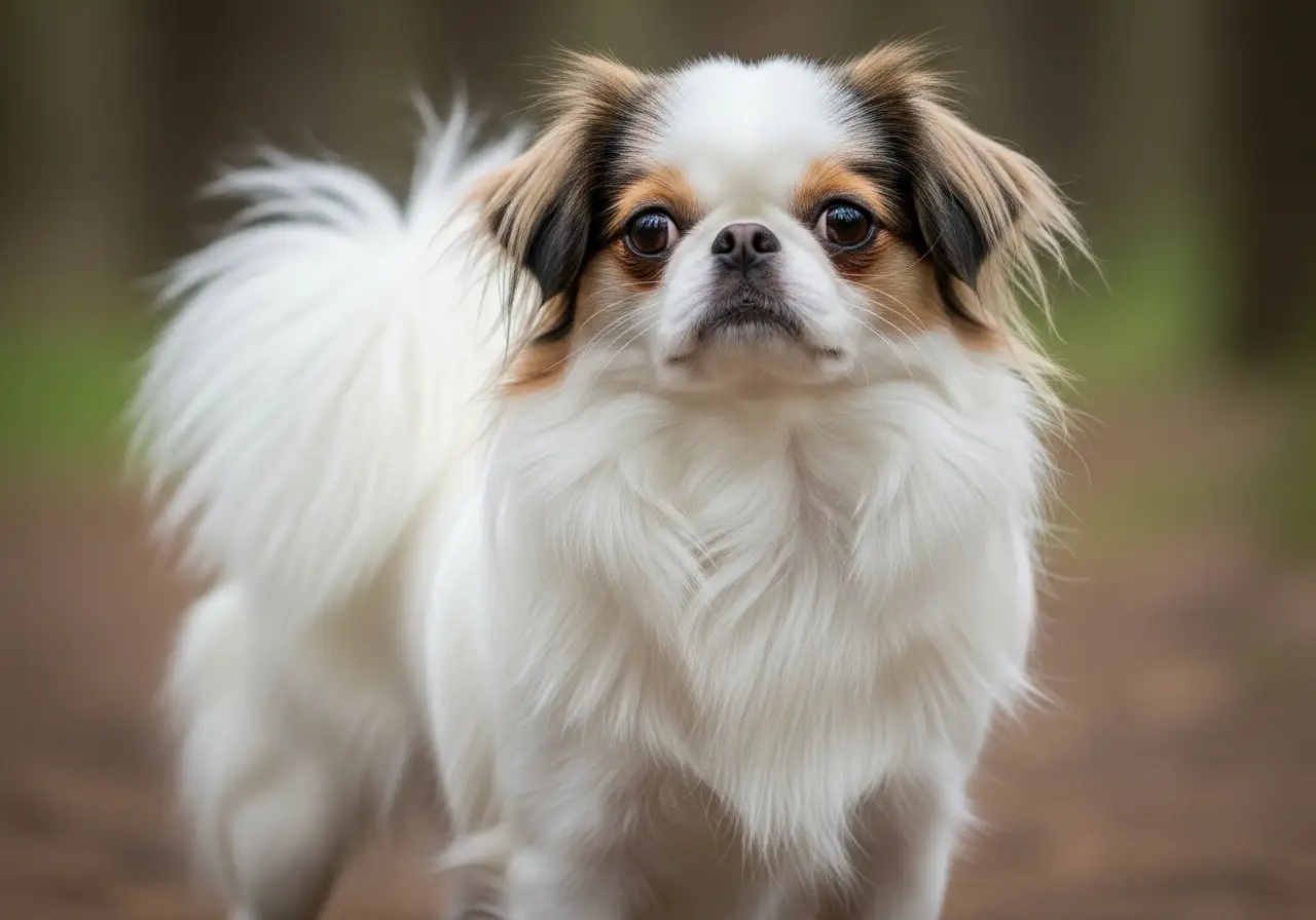 Foto eines Japan Chin – KI-generiert (Imagen 4) für rundum.dog