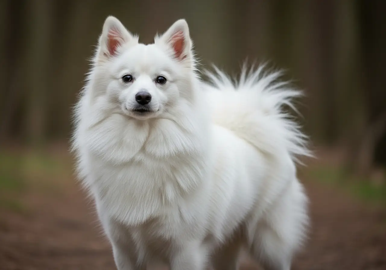 Foto eines Japan Spitz – KI-generiert (Imagen 4) für rundum.dog