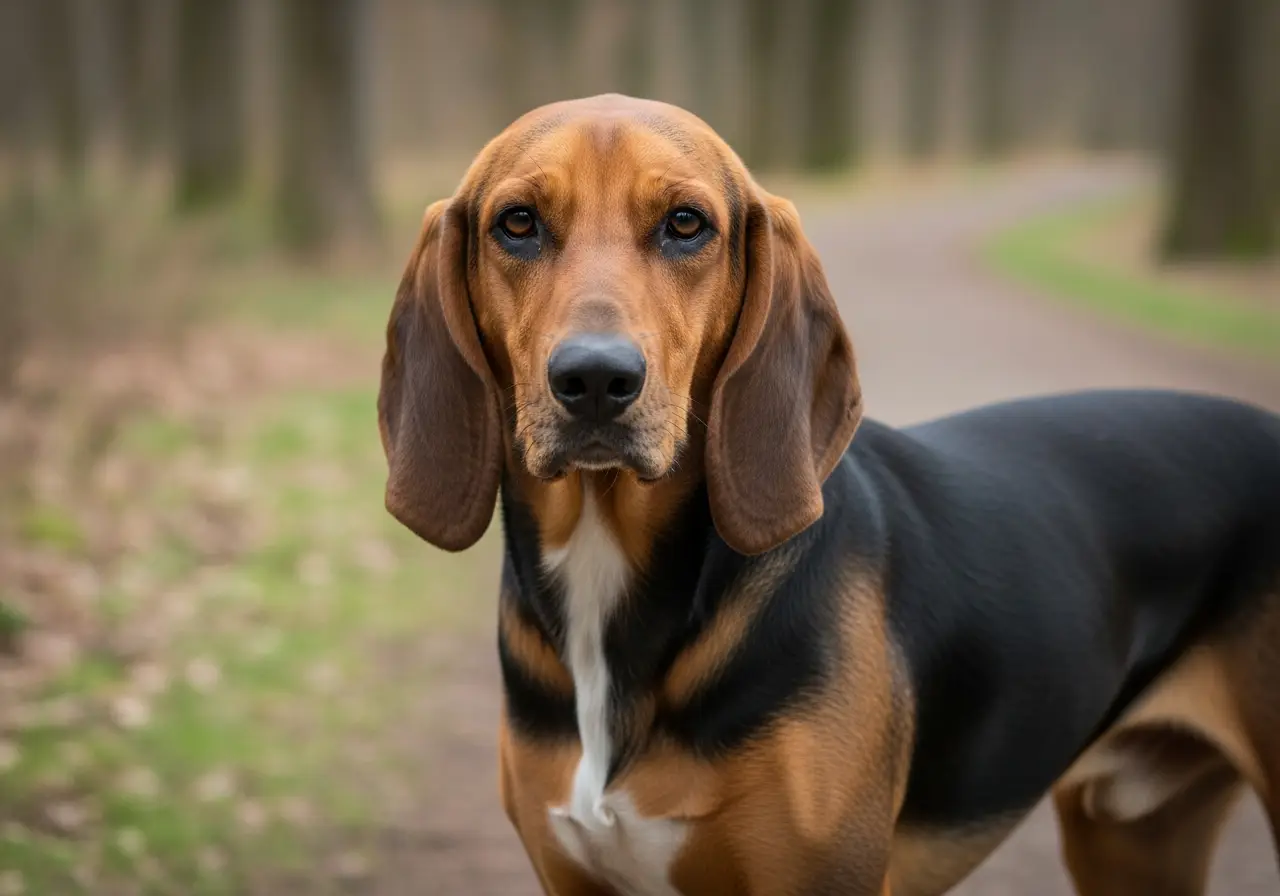 Foto eines Jura Laufhund – KI-generiert (Imagen 4) für rundum.dog