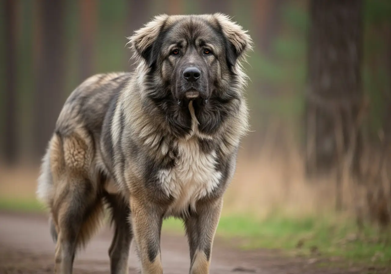Foto eines Kaukasischer Owtscharka – KI-generiert (Imagen 4) für rundum.dog