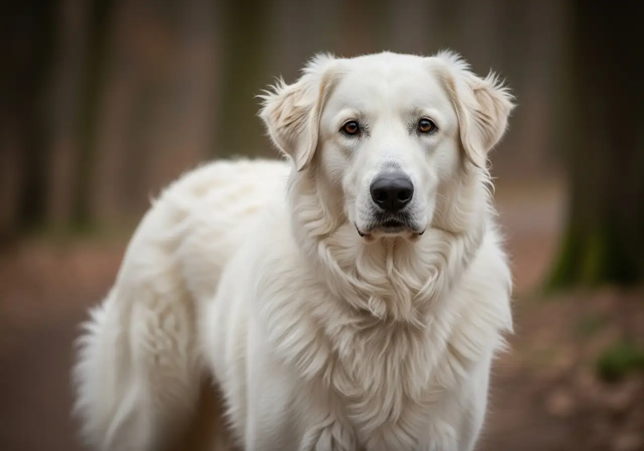 Foto eines Kuvasz – KI-generiert (Imagen 4) für rundum.dog