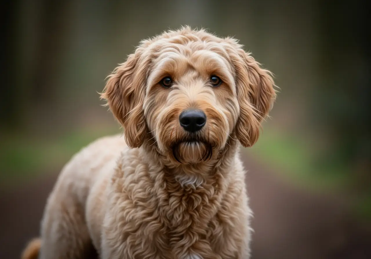Foto eines Labradoodle – KI-generiert (Imagen 4) für rundum.dog