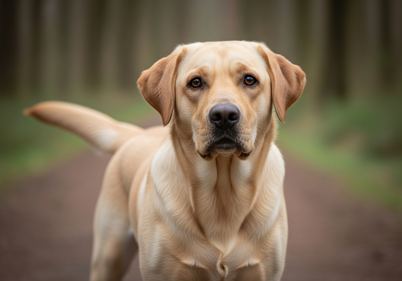 Foto eines Labrador Retriever – KI-generiert (Imagen 4) für rundum.dog
