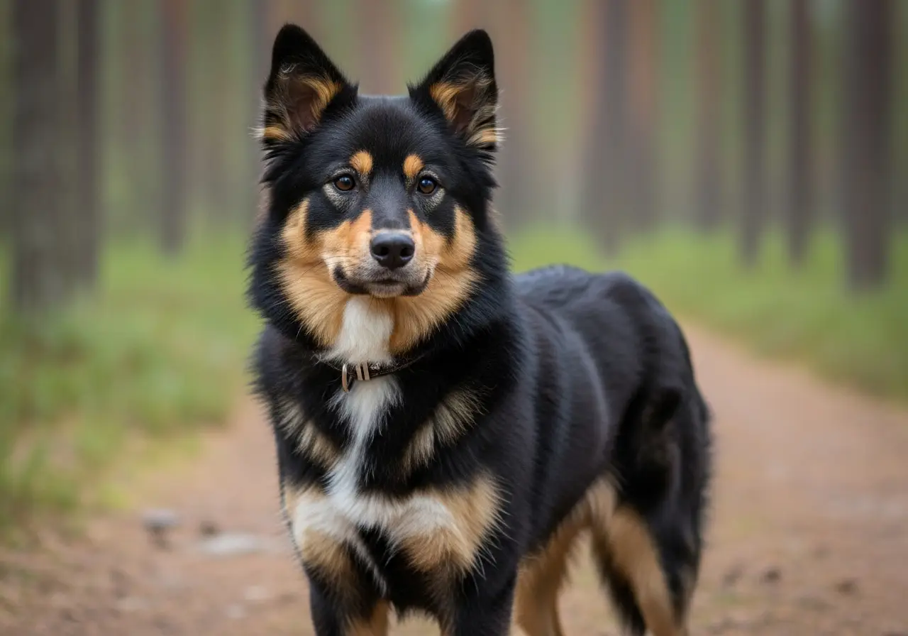 Foto eines Lappländischer Rentierhund – KI-generiert (Imagen 4) für rundum.dog