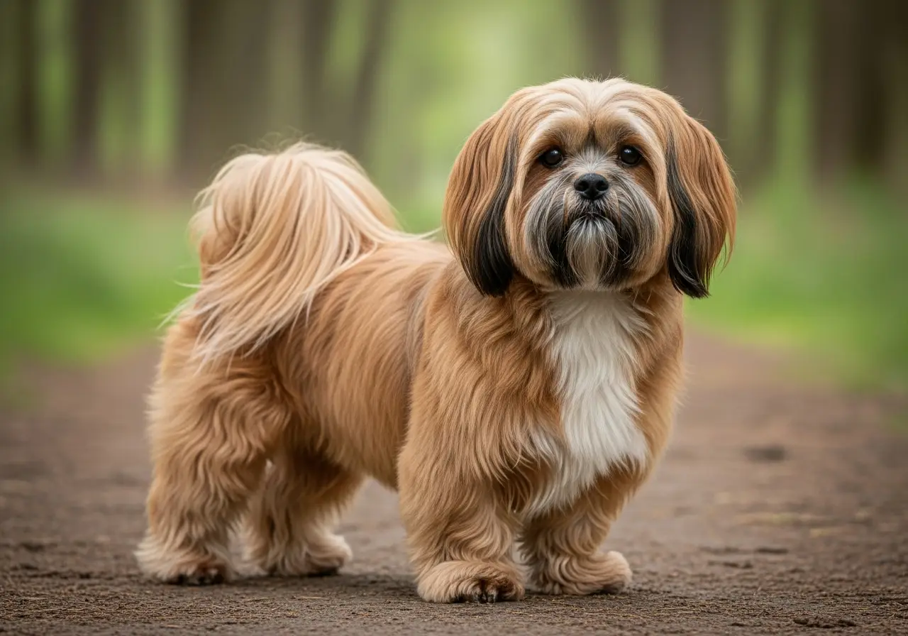 Foto eines Lhasa Apso – KI-generiert (Imagen 4) für rundum.dog