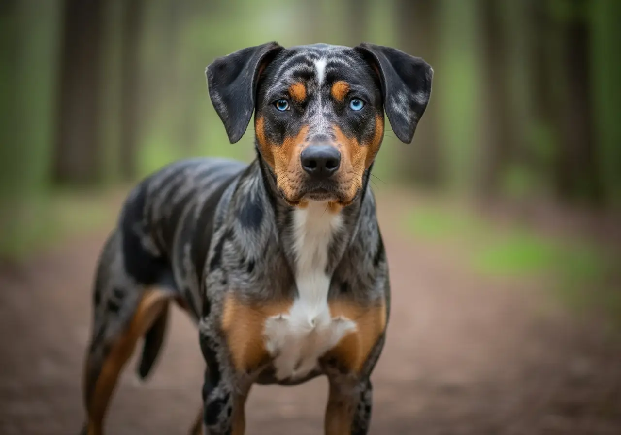 Foto eines Louisiana Catahoula Leopard Dog – KI-generiert (Imagen 4) für rundum.dog