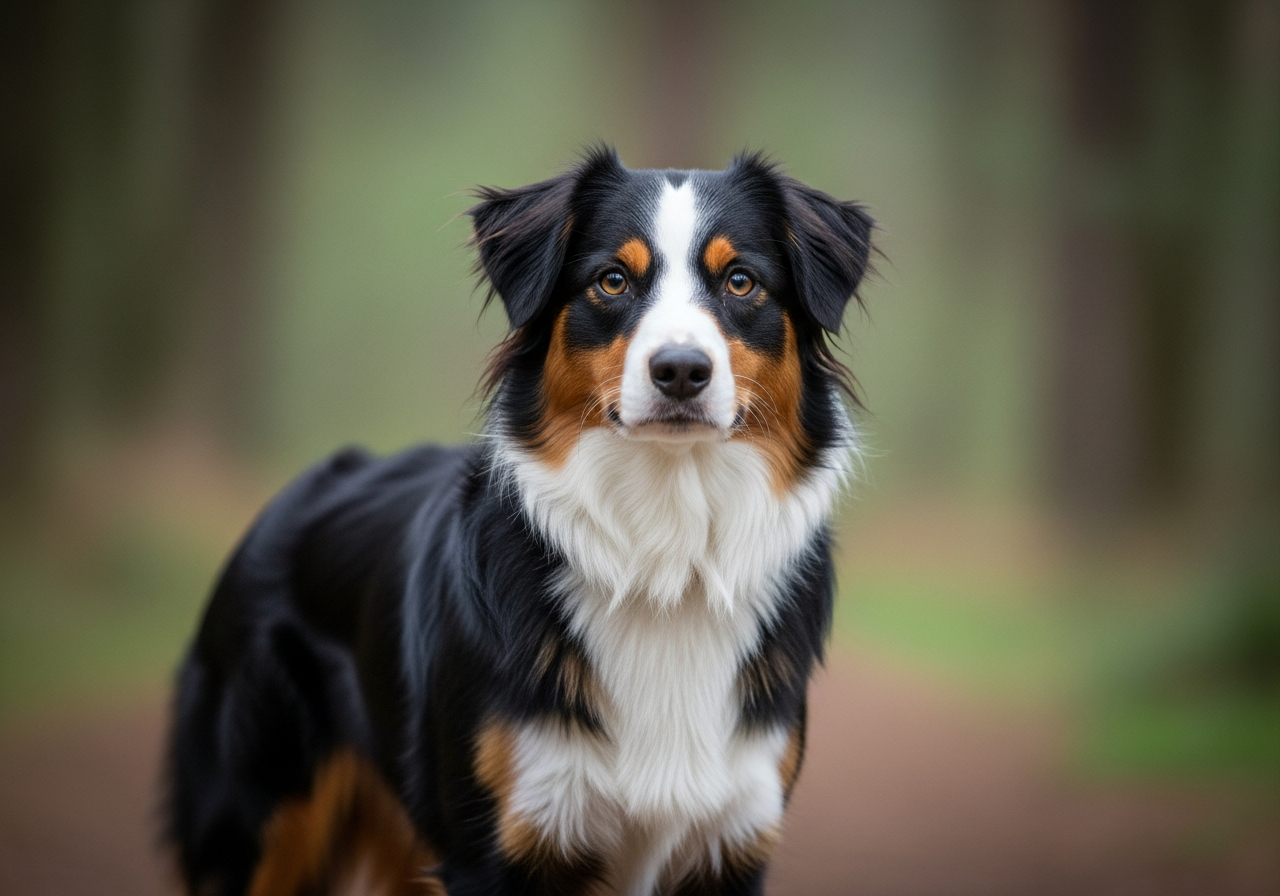 Foto eines Miniatur Amerikanischer Schäferhund – KI-generiert (Imagen 4) für rundum.dog