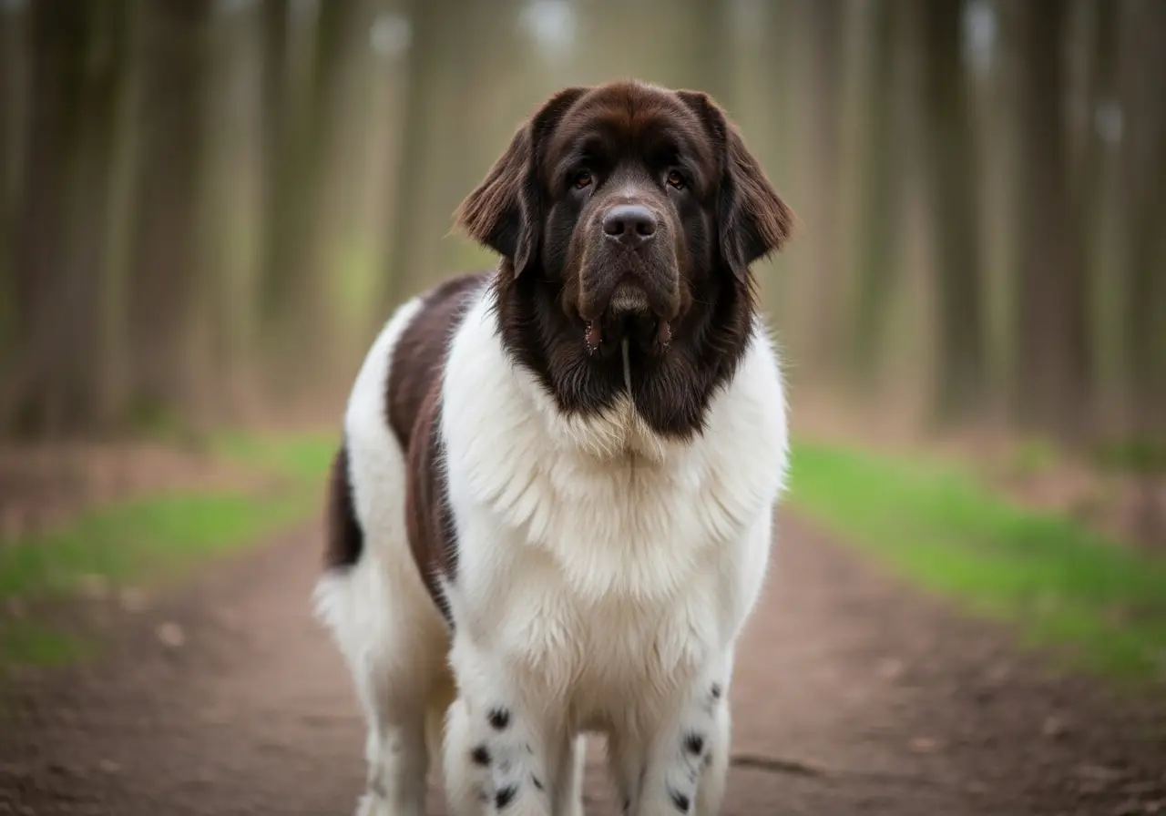 Foto eines Neufundländer – KI-generiert (Imagen 4) für rundum.dog