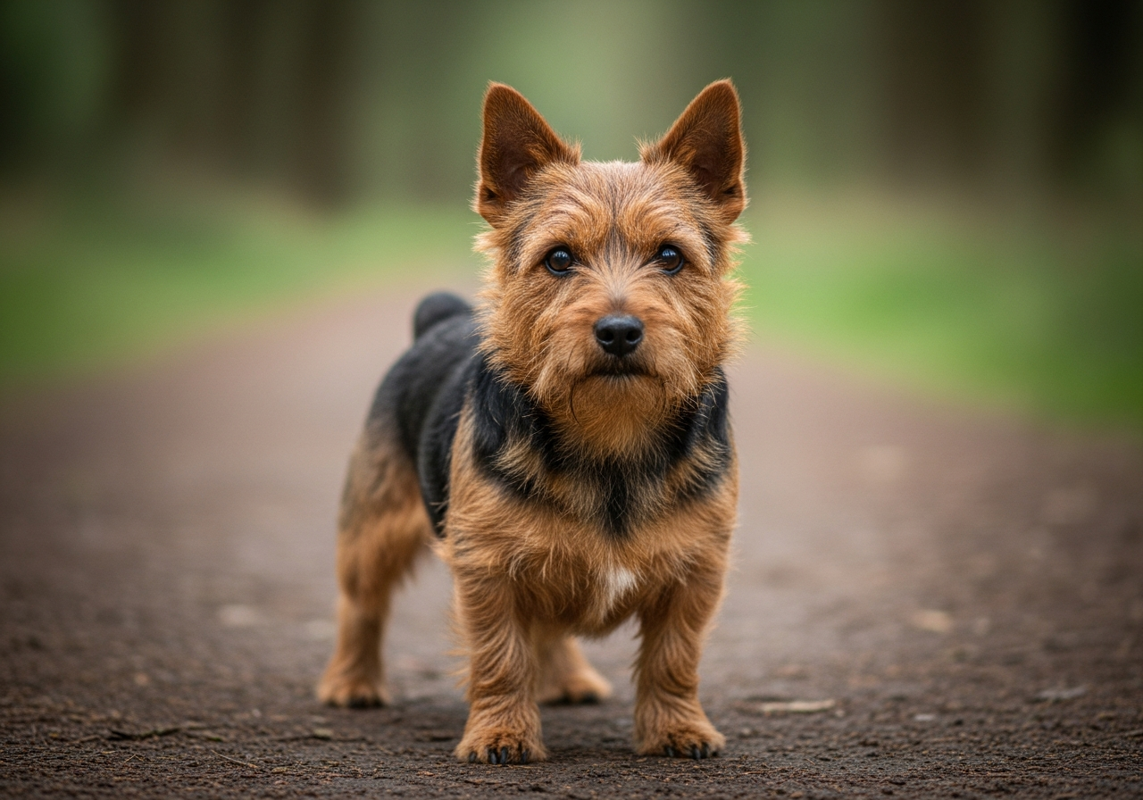 Foto eines Norwich Terrier – KI-generiert (Imagen 4) für rundum.dog