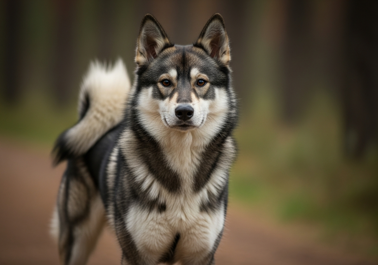 Foto eines Ostsibirischer Laika – KI-generiert (Imagen 4) für rundum.dog