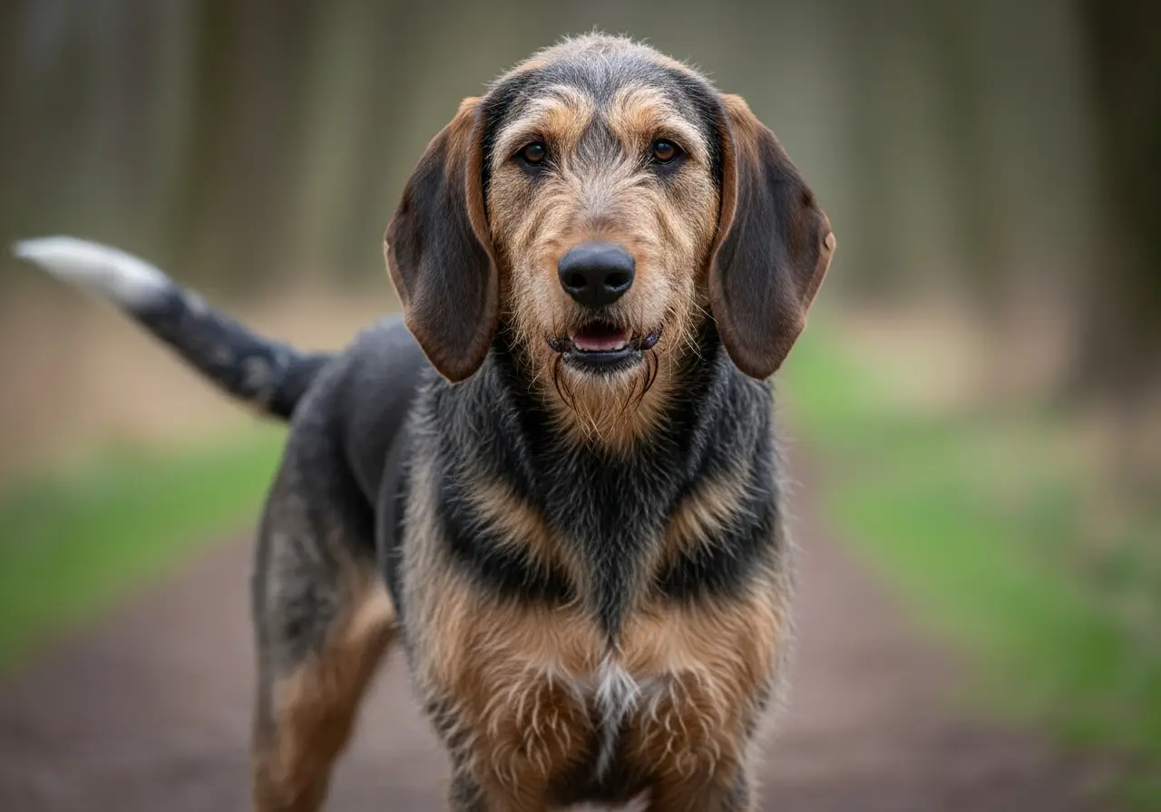 Foto eines Otterhund – KI-generiert (Imagen 4) für rundum.dog