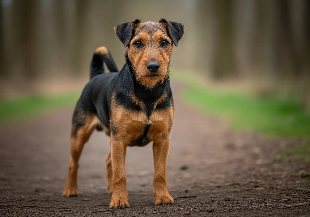 Foto eines Patterdale Terrier (Fell Terrier) – KI-generiert (Imagen 4) für rundum.dog