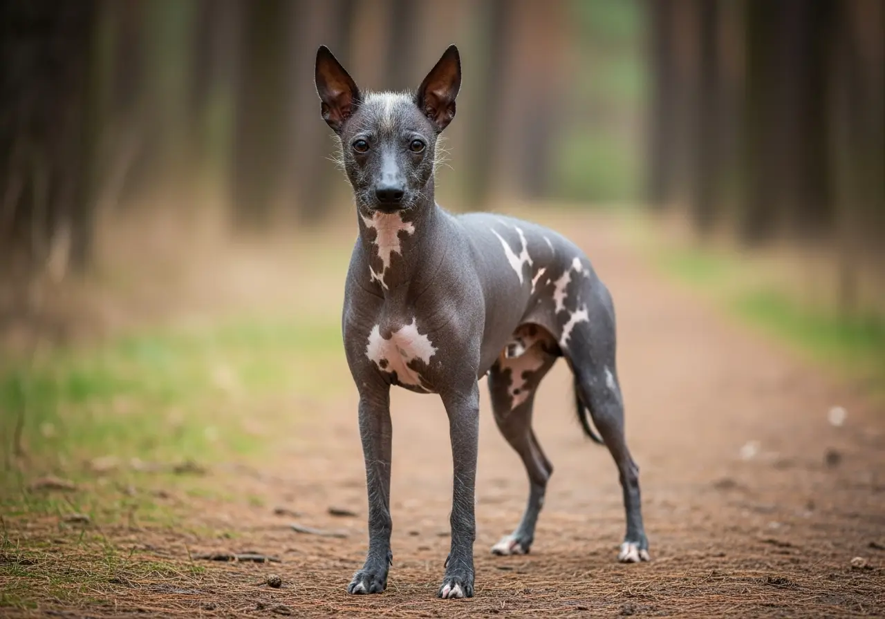 Foto eines Peruanischer Nackthund – KI-generiert (Imagen 4) für rundum.dog