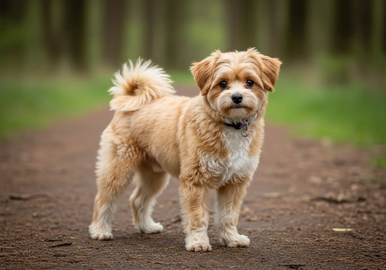 Foto eines Pomapoo – KI-generiert (Imagen 4) für rundum.dog
