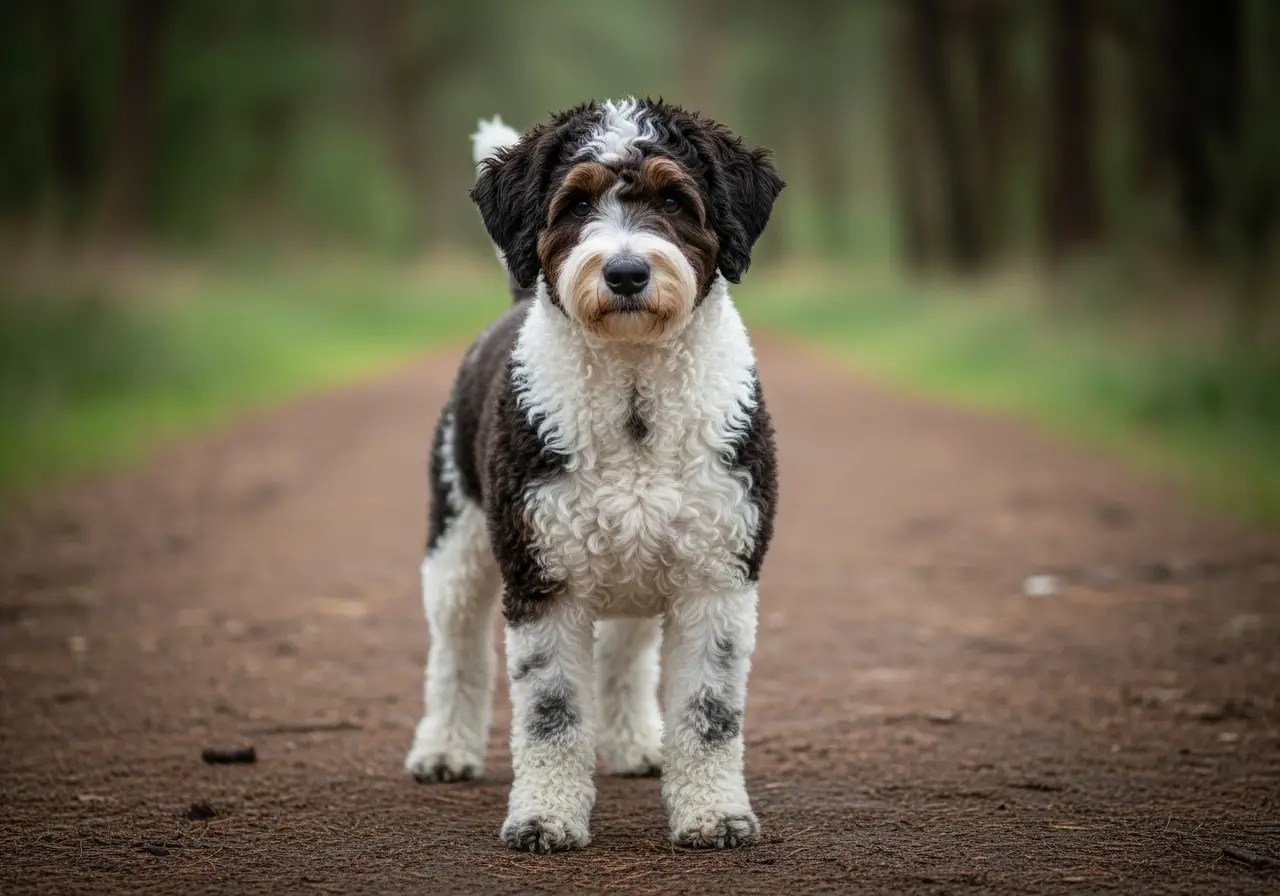 Foto eines Portugiesischer Wasserhund – KI-generiert (Imagen 4) für rundum.dog