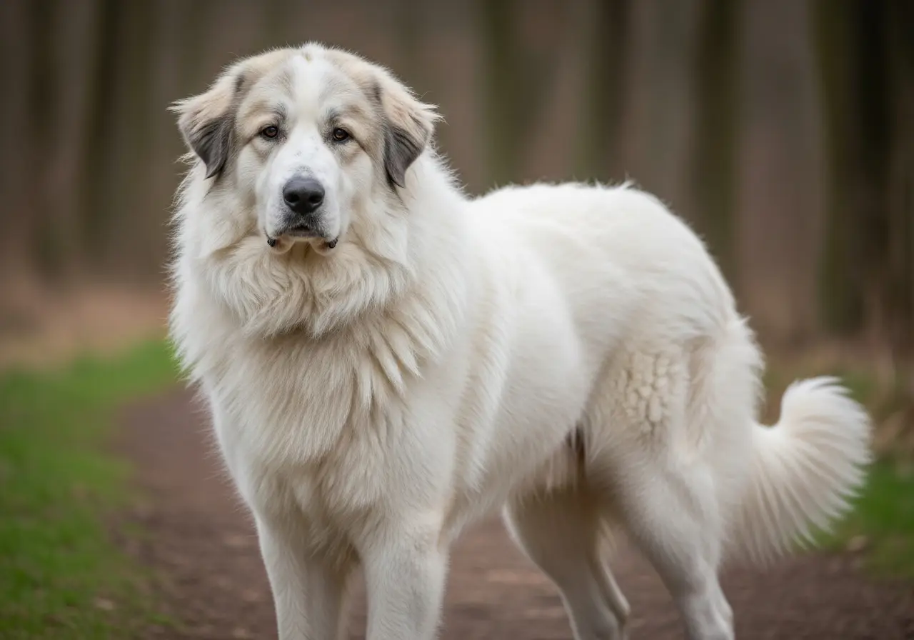 Foto eines Pyrenäen-Berghund (Chien de Montagne des Pyrénées) – KI-generiert (Imagen 4) für rundum.dog