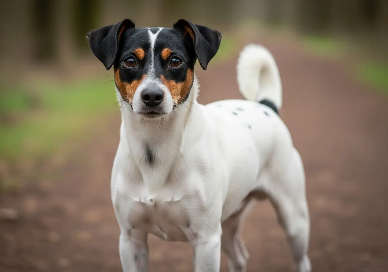 Foto eines Ratonero Bodeguero Andaluz – KI-generiert (Imagen 4) für rundum.dog