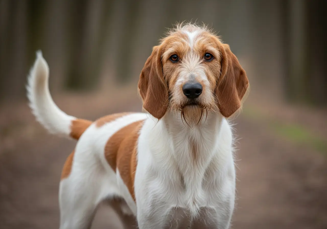 Foto eines Rauhhaarige Istrianer Bracke – KI-generiert (Imagen 4) für rundum.dog