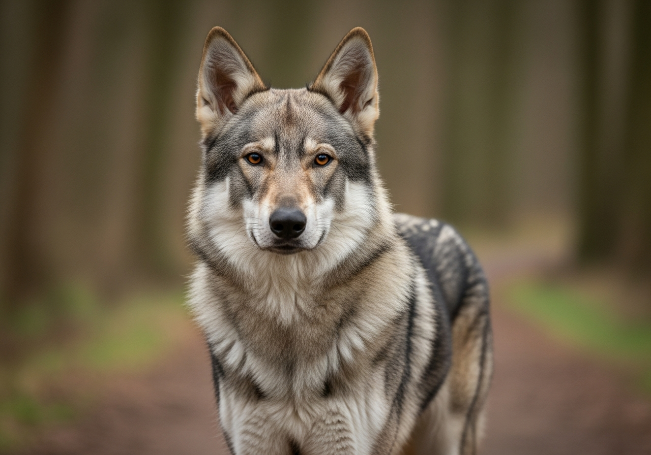 Foto eines Saarlooswolfhund – KI-generiert (Imagen 4) für rundum.dog