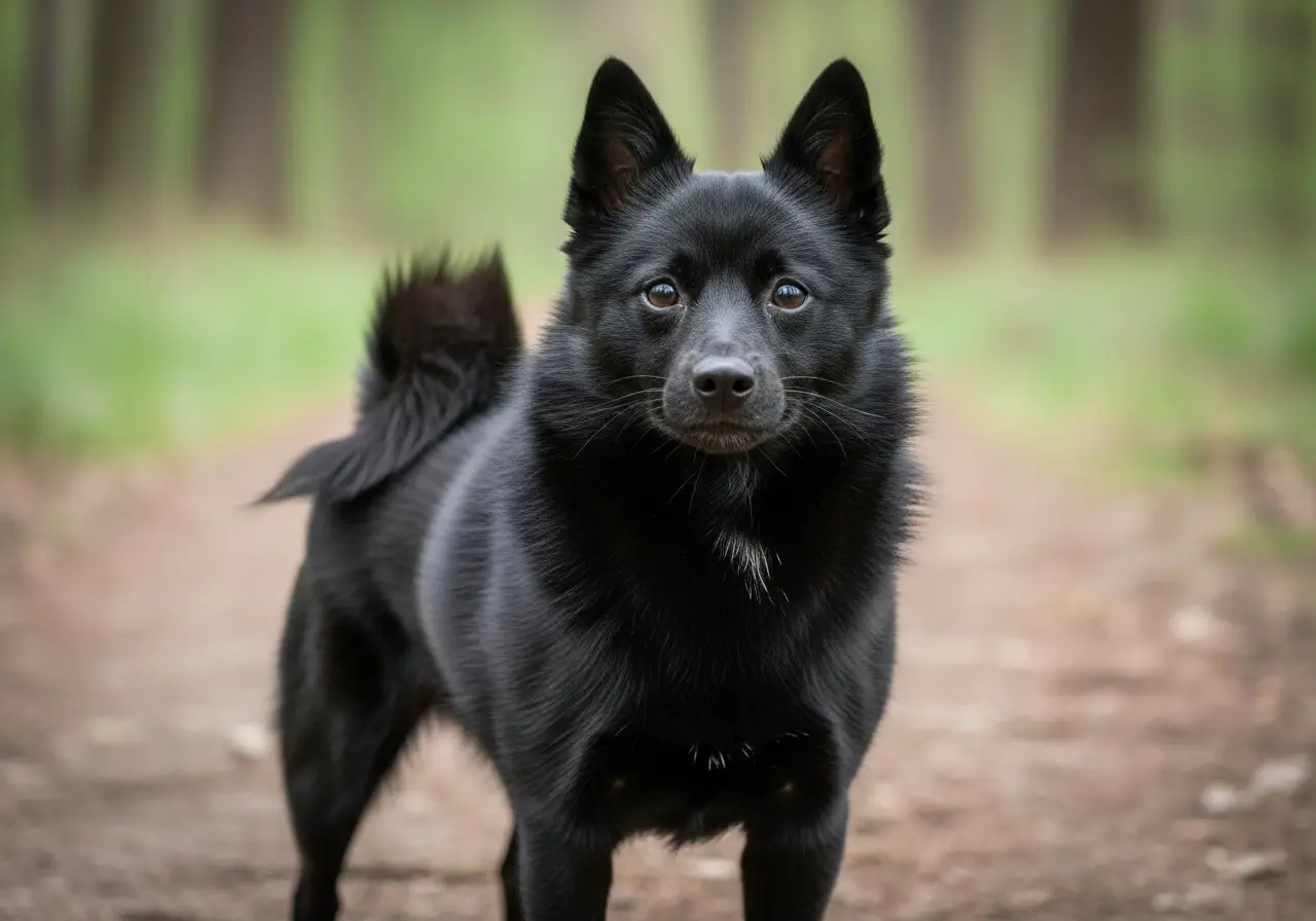 Foto eines Schipperke – KI-generiert (Imagen 4) für rundum.dog