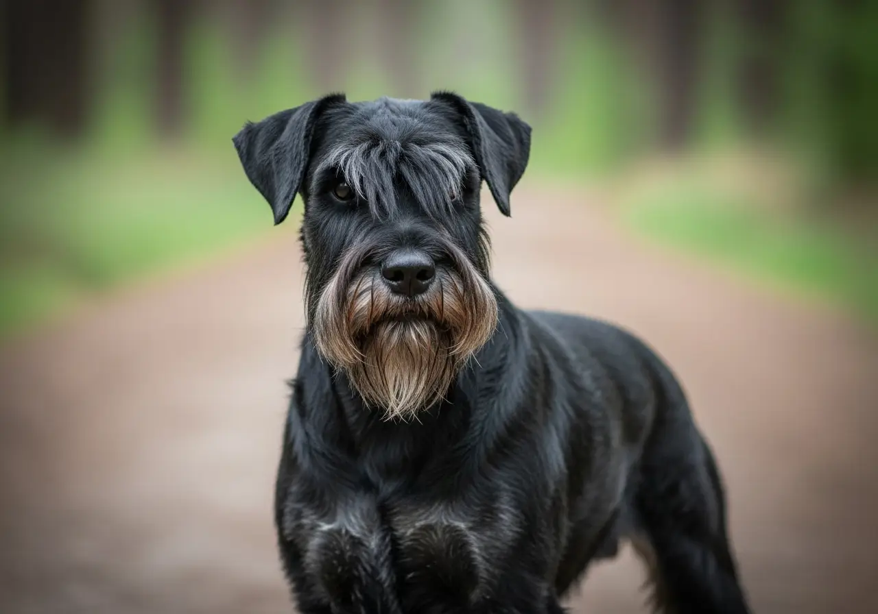 Foto eines Schnauzer – KI-generiert (Imagen 4) für rundum.dog