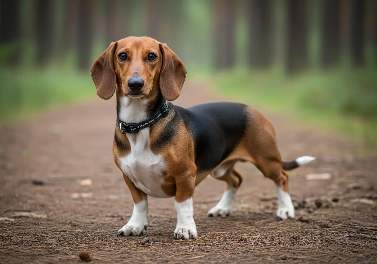 Foto eines Schwedische Dachsbracke (Drever) – KI-generiert (Imagen 4) für rundum.dog